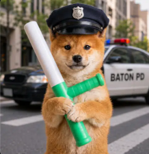 Baton meme coin artwork